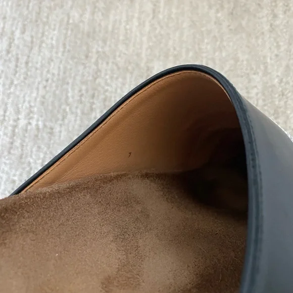 Hender Scheme Japan Comfy Cheak Mule Black Leather Size Japan 7